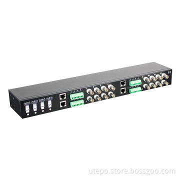 16CH Passive UTP Video Transceiver for CCTV Transmission, IU Structure, Rack Mountable